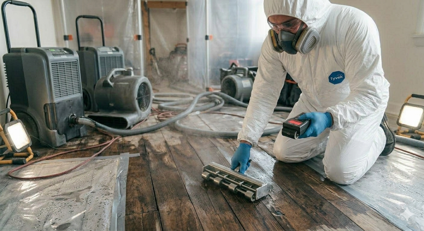 Area Drying with Heavy Duty Equipment