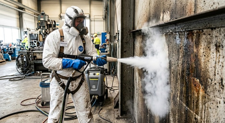 High Pressure Surface Cleaning