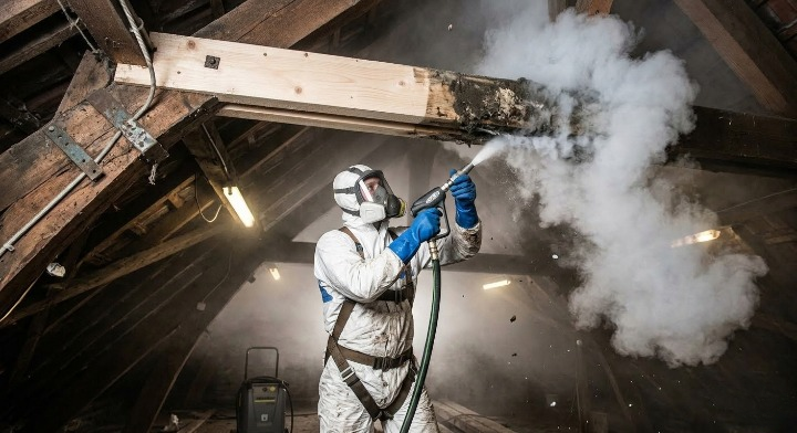 Roof Cavity & Timber Cleaning